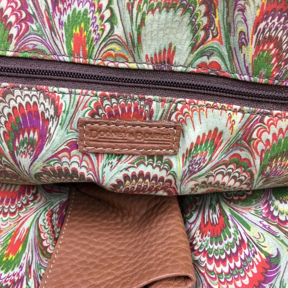 Dooney & Bourke | Cognac Satchel w/shoulder strap - Picture 7 of 8